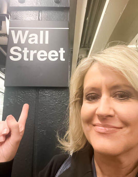 Jane King Wall Street Subway